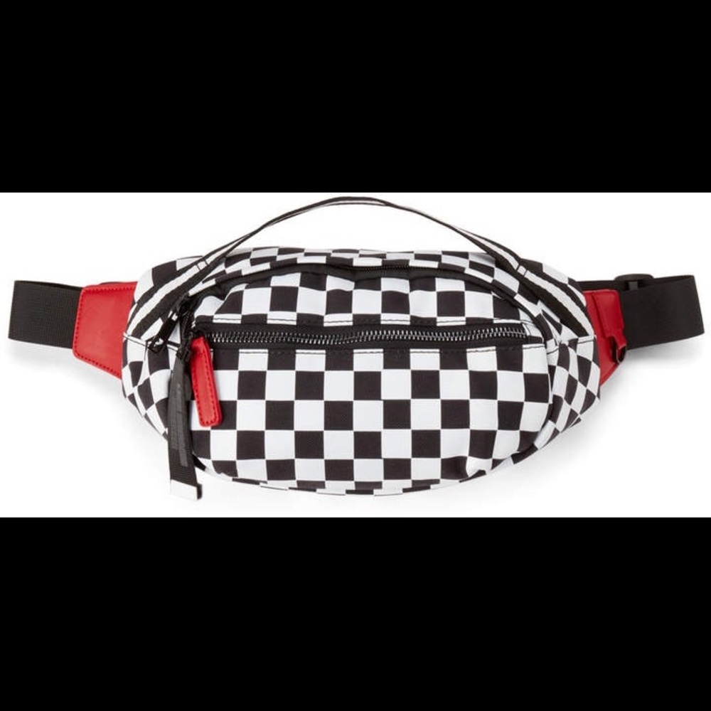 Black and white Fanny Pack